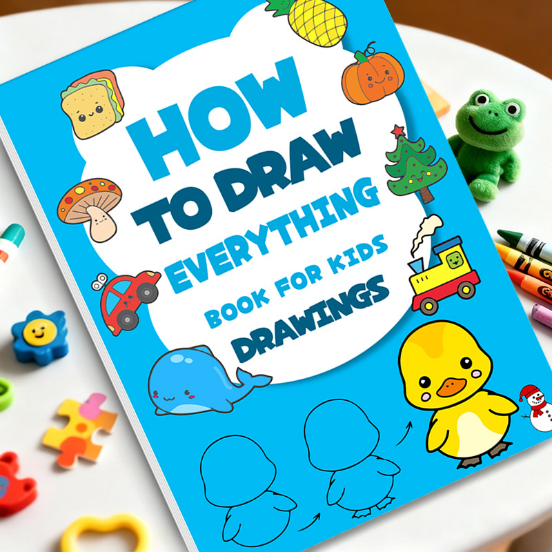 Kids Toys Drawing Easy - كتاب الرسم خطوة بخطوة للأطفال: تعلم