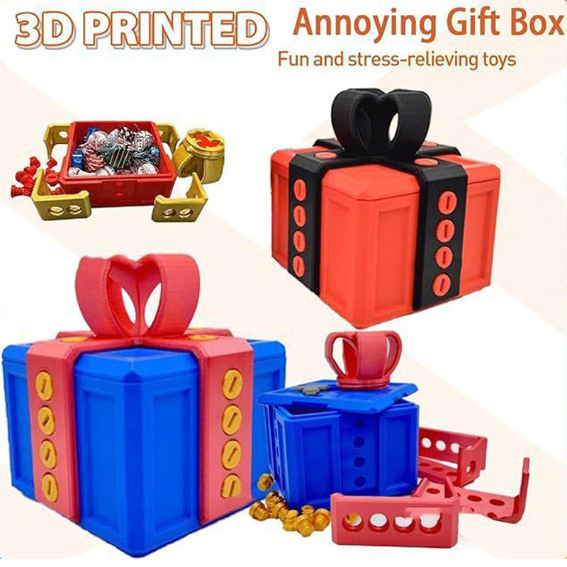 Kids Toys Kids Toys - ثلاثية الأبعاد الطباعة الجدة انفجار علب