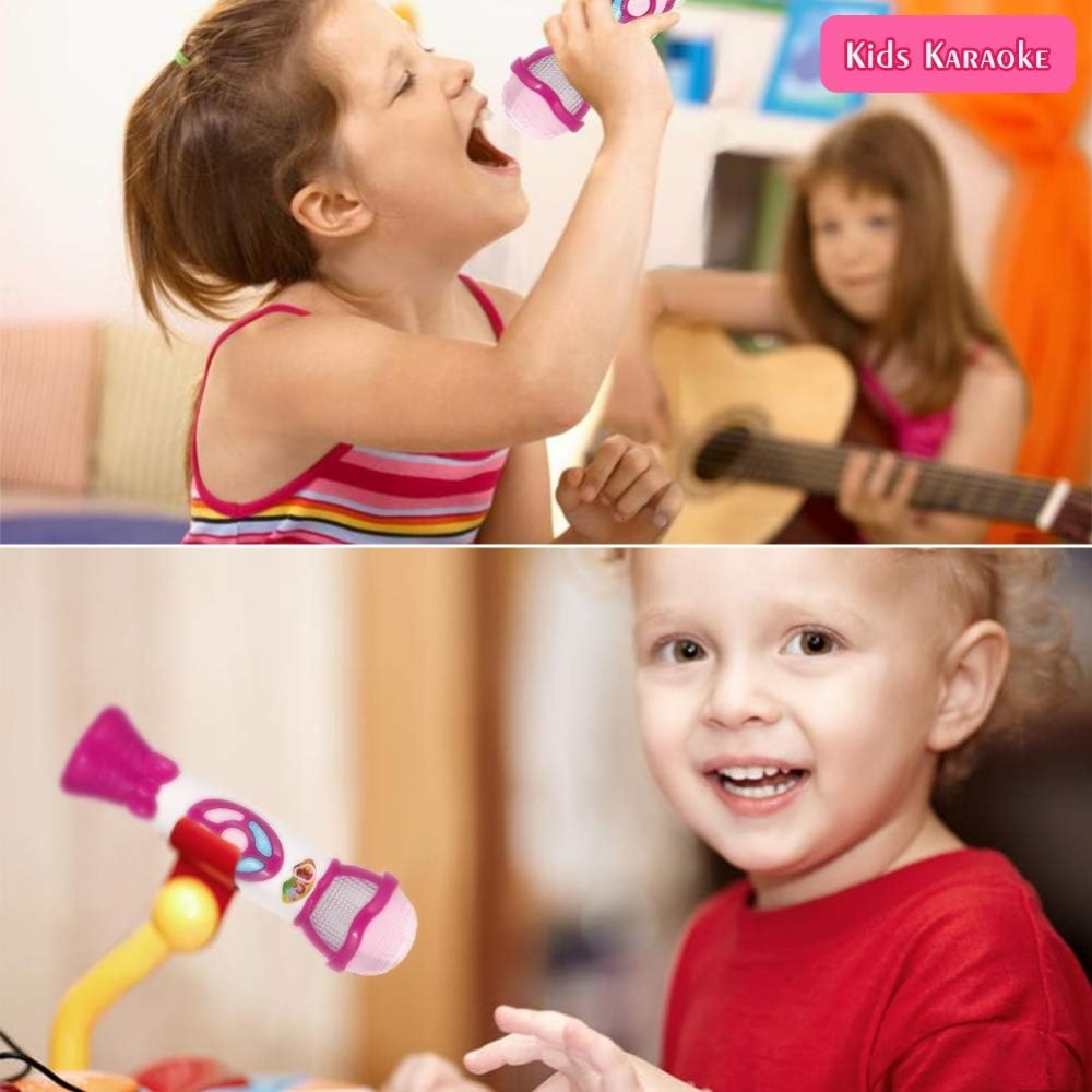 Kids Microphone Karaoke - ميكروفون للأطفال لتغيير الصوت، ميكروفونات كاريوكي