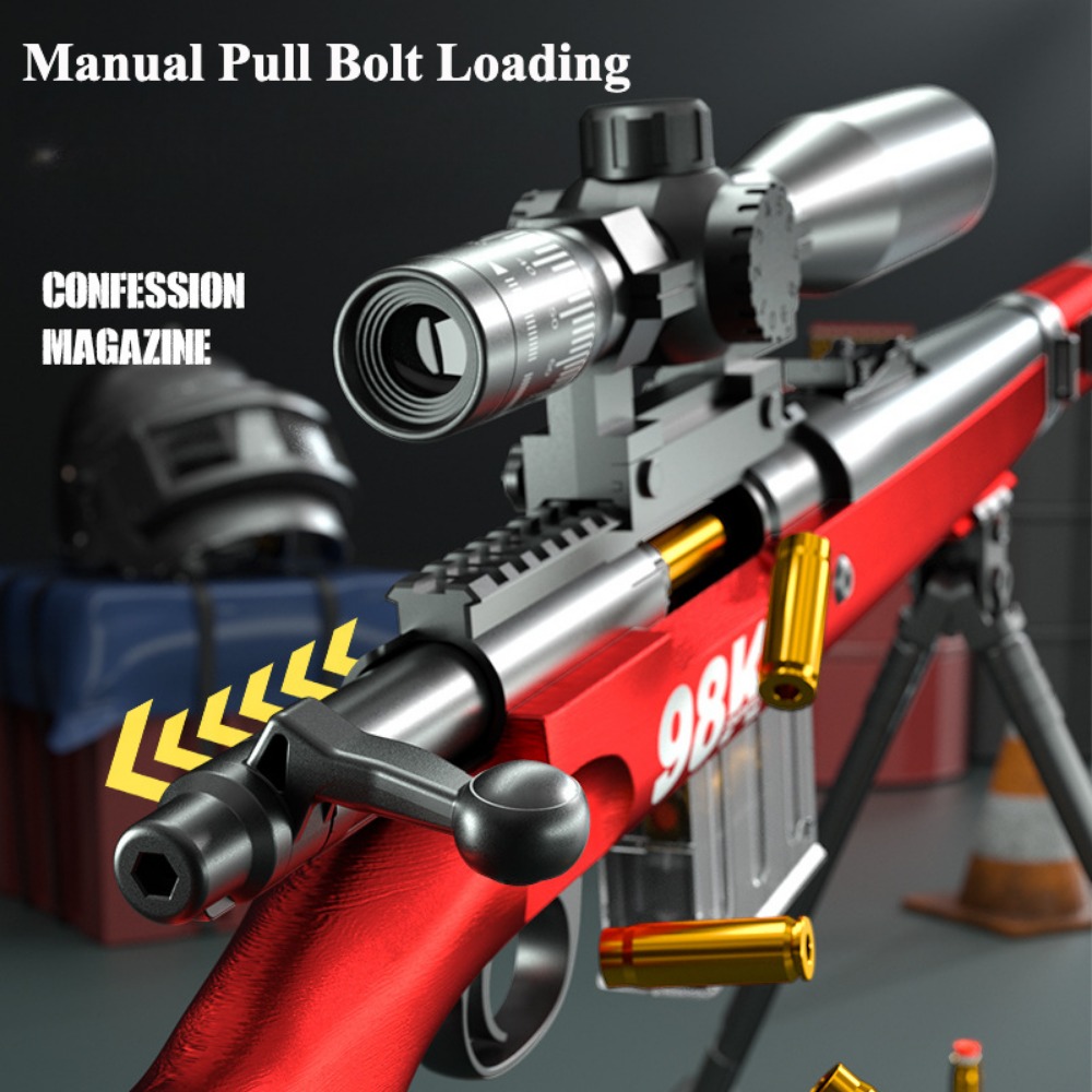 98K الضغط العلوي قذيفة طرد رصا - مراجعة Foam Dart Gun وسعره