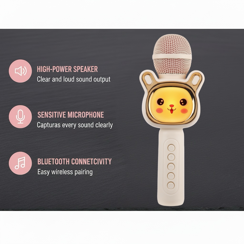 ميكروفون كاريوكي محمول للأطفال - مراجعة Kids Microphone Karaoke وسعره