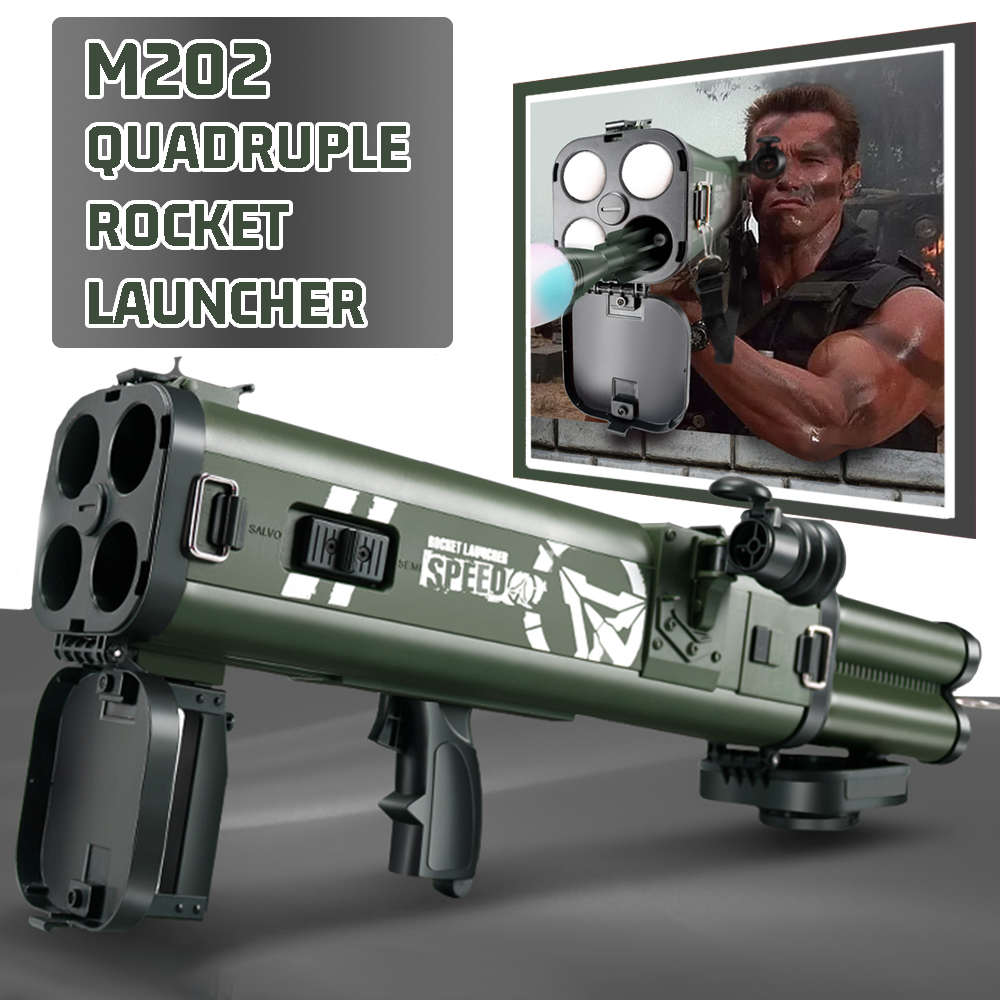 قاذفة صواريخ رباعية M202 قاذفة - مراجعة Foam Dart Gun وسعره