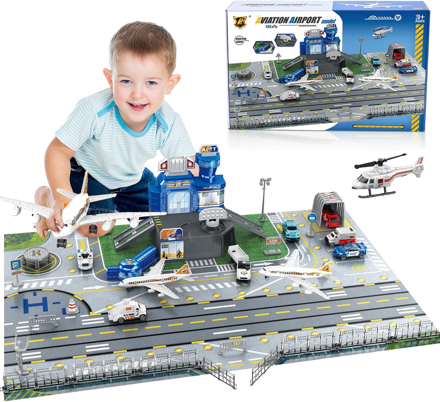 مجموعة ألعاب مطار للأطفال مع س - مراجعة Kids Toys Xmas وسعره