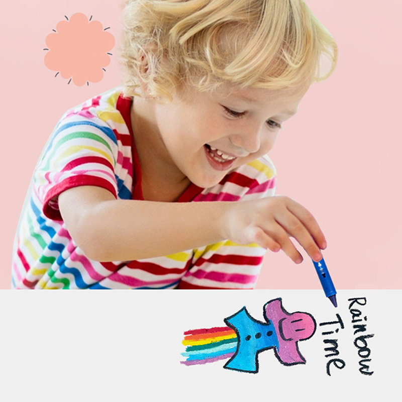6 قطعة أقلام تلوين حمام قابلة  - مراجعة Kids Toys Drawing Easy وسعره