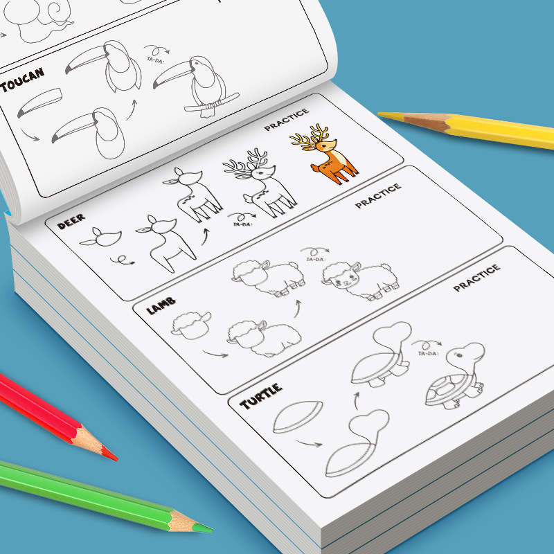 كتاب الرسم خطوة بخطوة للأطفال: - مراجعة Kids Toys Drawing Easy وسعره