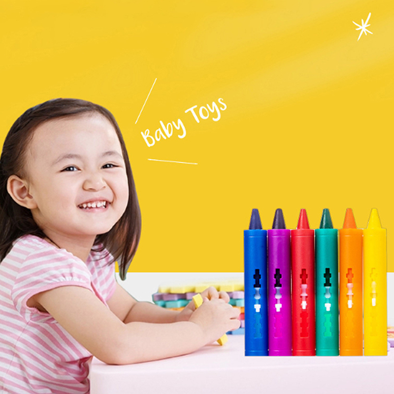 6 قطعة أقلام تلوين حمام قابلة  - مراجعة Kids Toys Drawing Easy وسعره
