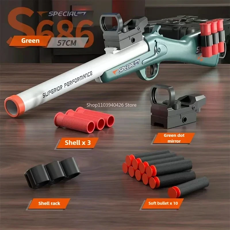 مسدس لعبة S686 يطلق قذائف ناعم - مراجعة Foam Dart Gun وسعره