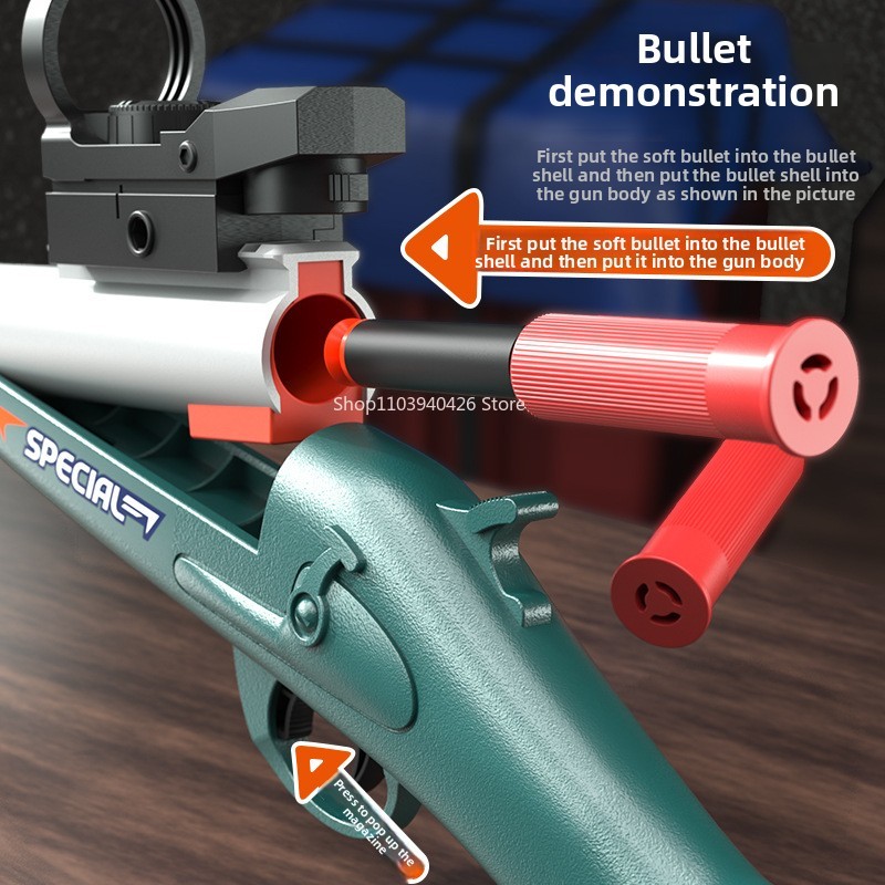 مسدس لعبة S686 يطلق قذائف ناعم - مراجعة Foam Dart Gun وسعره