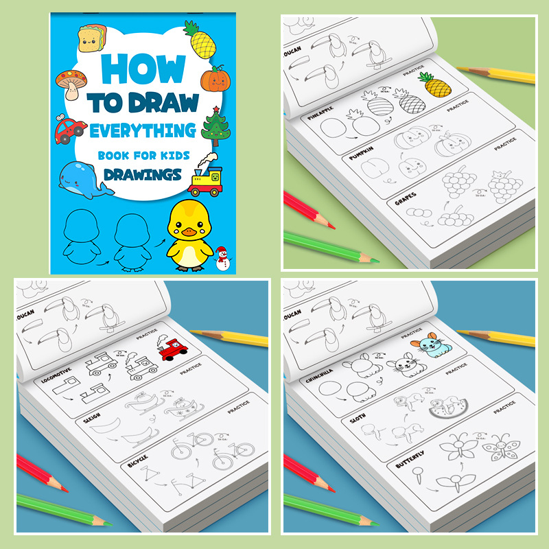 كتاب الرسم خطوة بخطوة للأطفال: - مراجعة Kids Toys Drawing Easy وسعره