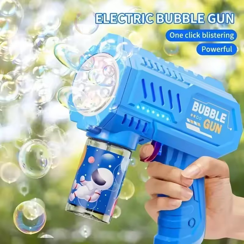 آلة فقاعات أوتوماتيكية، نافخ ف - مراجعة Kids Toys Packaging وسعره