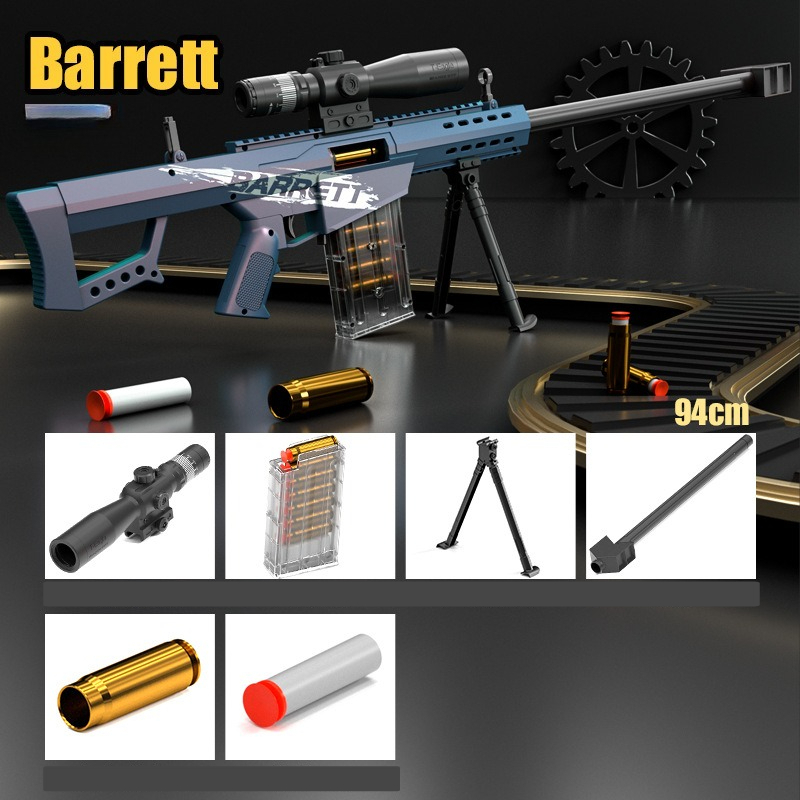بندقية لعبة باريت بطول 94 سم ت - مراجعة Foam Dart Gun وسعره